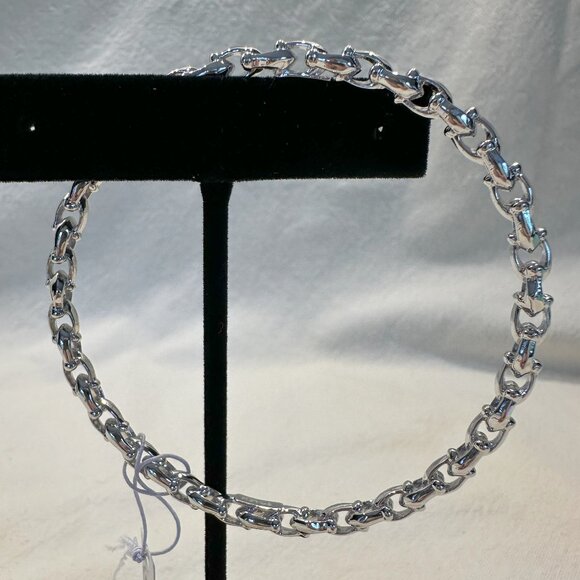 Coach Silver Interlocking "C" Bangle - Picture 4 of 4